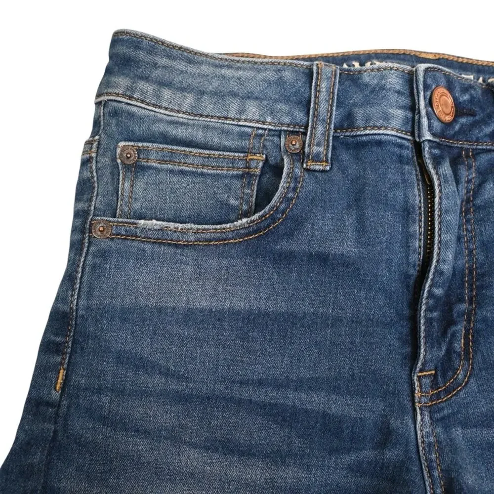 American Eagle Women's 6 Hi-Rise Shortie Denim Jean Shorts